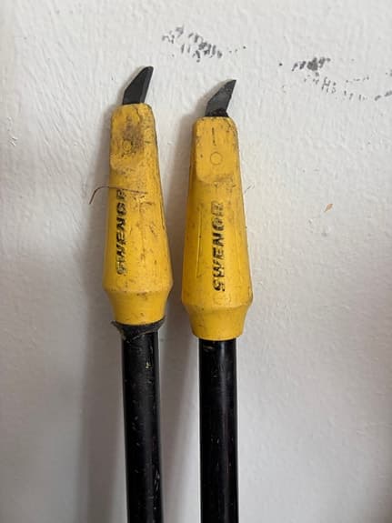 Salomon längdstavar rullskidspets 165 cm or svart/gul