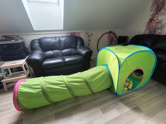 IKEA BUSA lektunnel med lektält