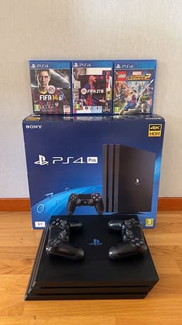 Sony Playstation 4 Pro spelkonsol 1 TB svart