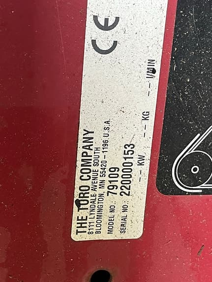 Toro 79109 klippdäck till åkgräsklippare röd