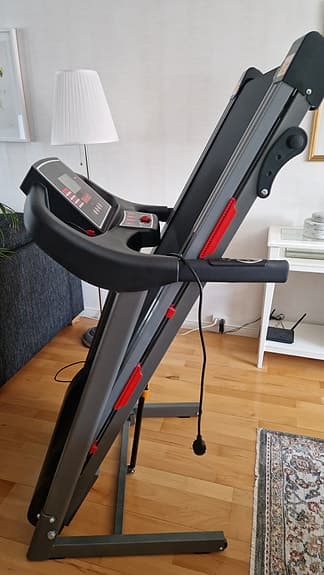 Löpband elektriskt svart