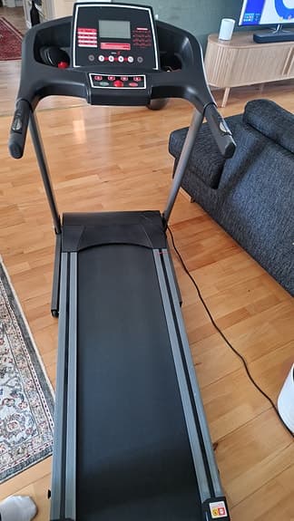 Löpband elektriskt svart