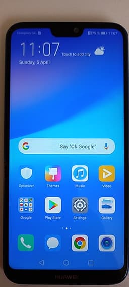 Huawei P20 Lite - 64 GB blå