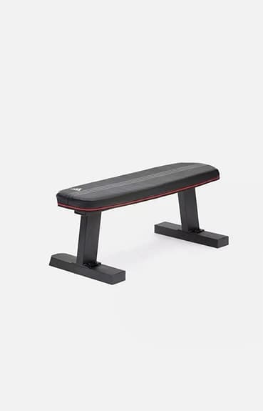 Adidas träningsbänk flat svart