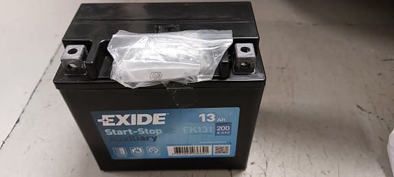Ny Exide 13 AH EK131 200A(EN) 12V Start-stopp