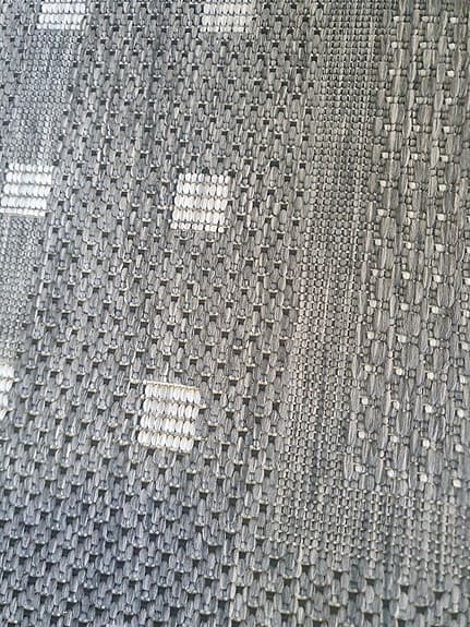 Matta ute altan grå mönstrad matt tema