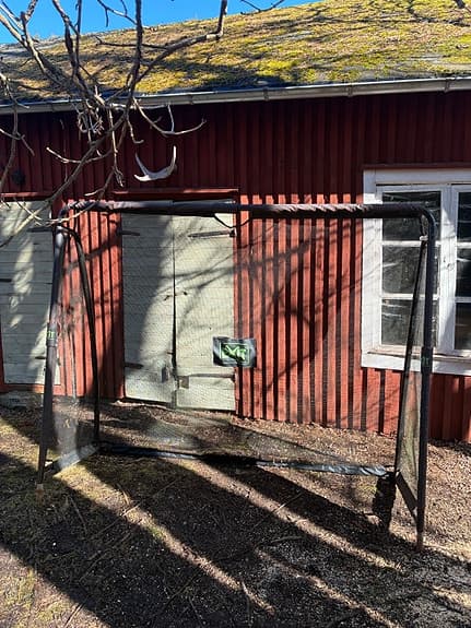 Fotbollsmål med nät