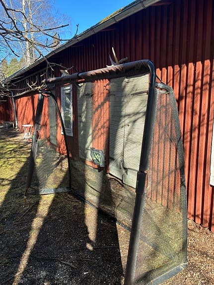 Fotbollsmål med nät