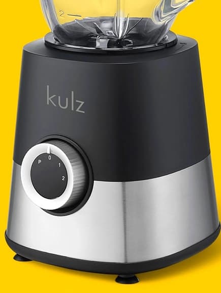 Kulz blender glasbehållare svart/silver