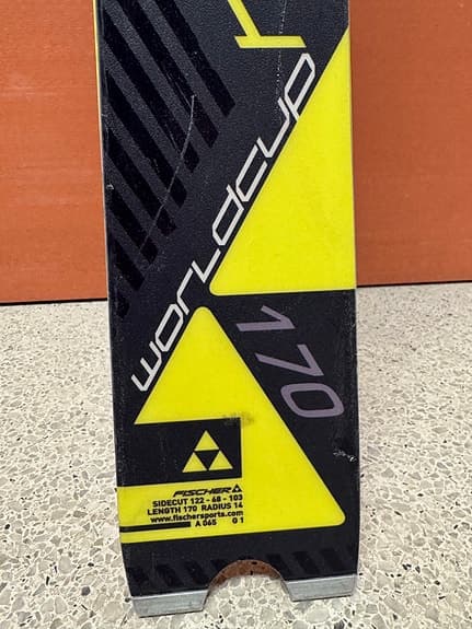 Fischer RC4 WC slalomskidor 170 med bindningar