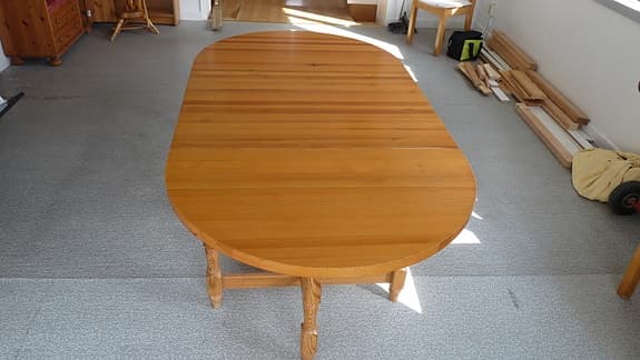 Matbord klaffbord trä Furu
