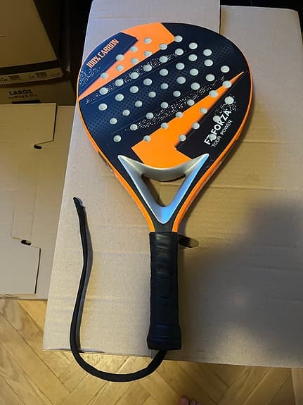 Padelracket orange/svart