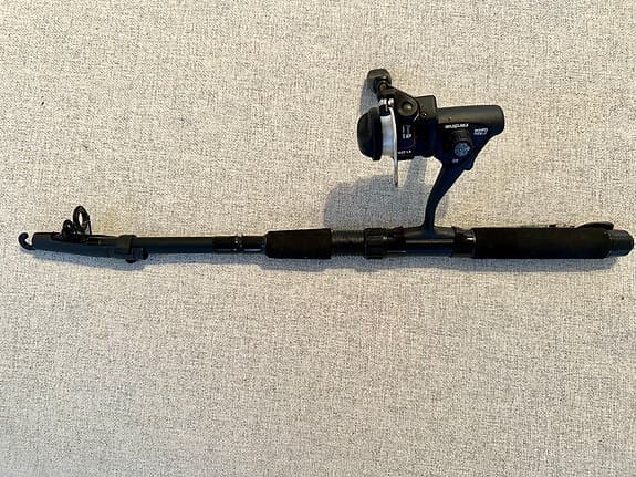 Abu Garcia Cardinal 40 haspelrulle & Daiwa Phantom 180T fiskespö