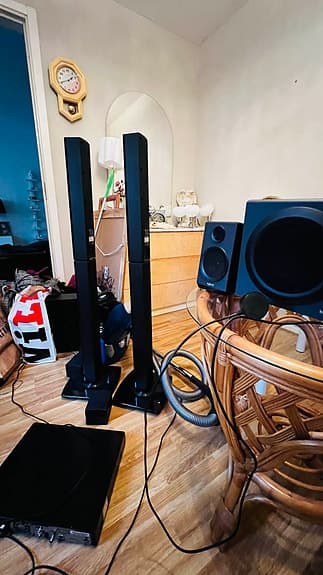 LG hemmabiosystem svart