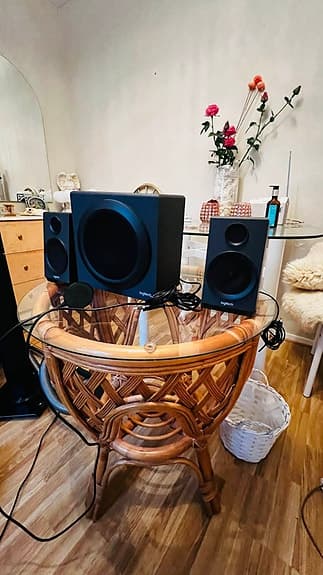 LG hemmabiosystem svart