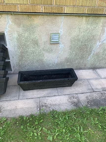 Balkonglåda kruka