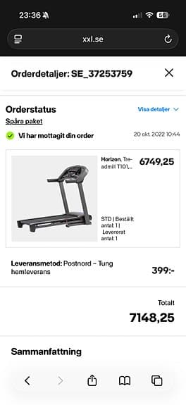 Horizon T101 löpband