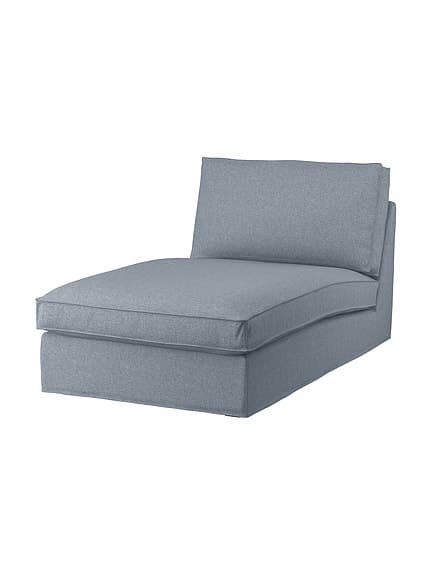 KIVIK klädsel till schäslong, Tibbleby beige/grå