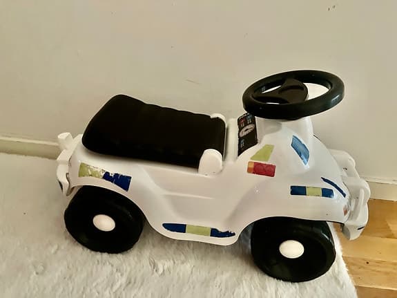 Gåbil polisbil