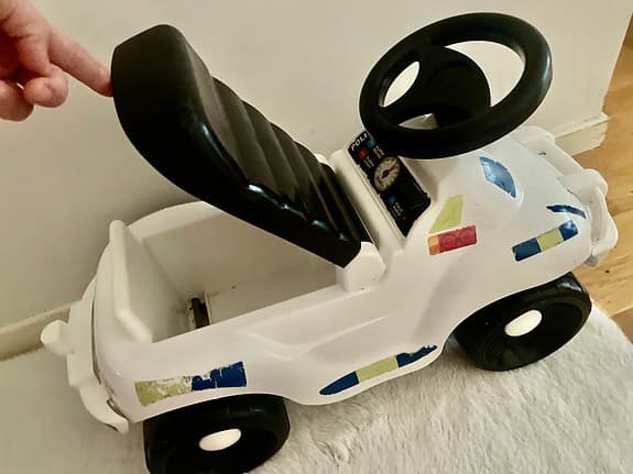 Gåbil polisbil