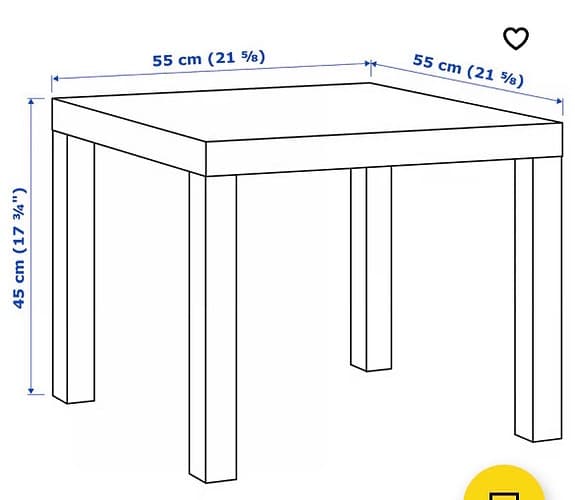 Ikea Lack sidobord
