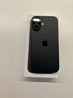 Apple iPhone 16 mobiltelefon 128 GB svart