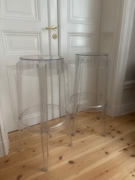 Kartell Charles Ghost barstolar