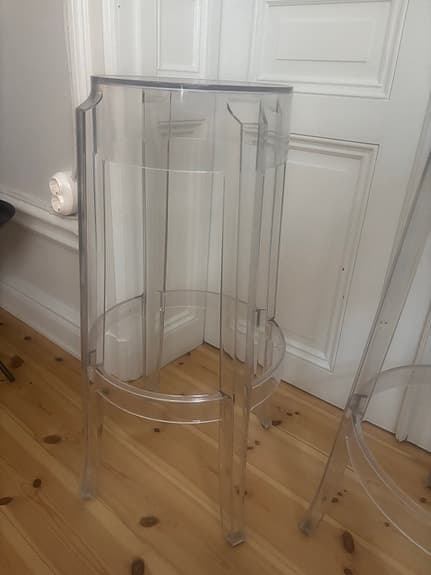 Kartell Charles Ghost barstolar