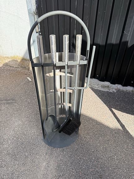 Eldstadsset med ställ