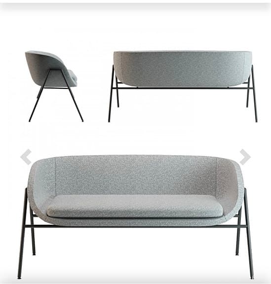 Gala soffbänk från Bolia