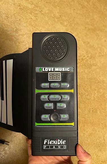Love Music elektriskt rullbart keyboard