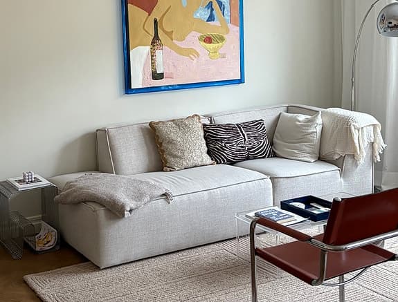 Helt ny modulsoffa greige grå/beige