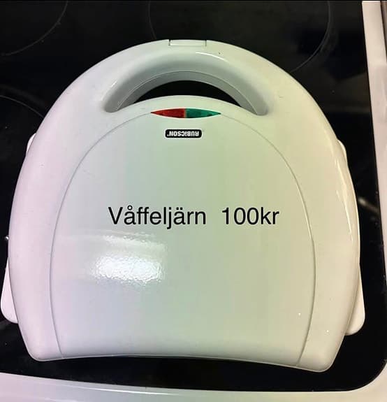 våffeljärn vit