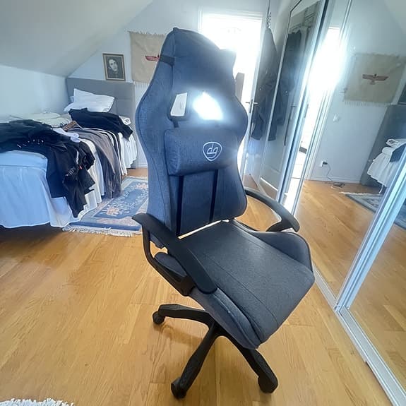 Dacota Gaming Falcon Fabric gamingstol, grå