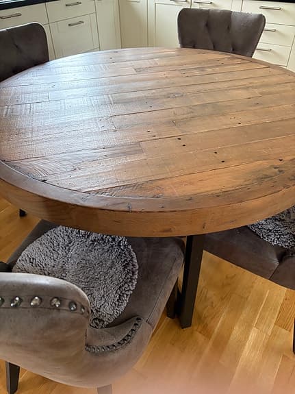Woodenforge Matgrupp med 4 stolar