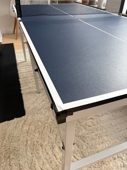 Bordtennisbord midi hopfällbart blått