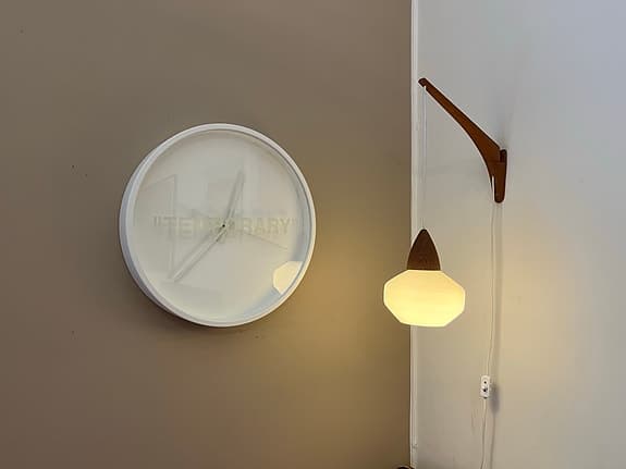 ”MARKERAD” IKEA x Virgil Abloh Väggklocka (Off-White)
