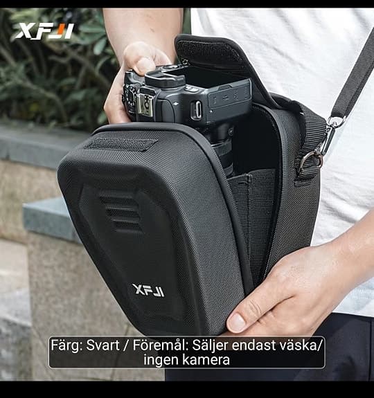 Kameraväska hårt skal svart köptes för ca 299