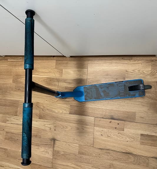 Sparkcykel trick blå svart