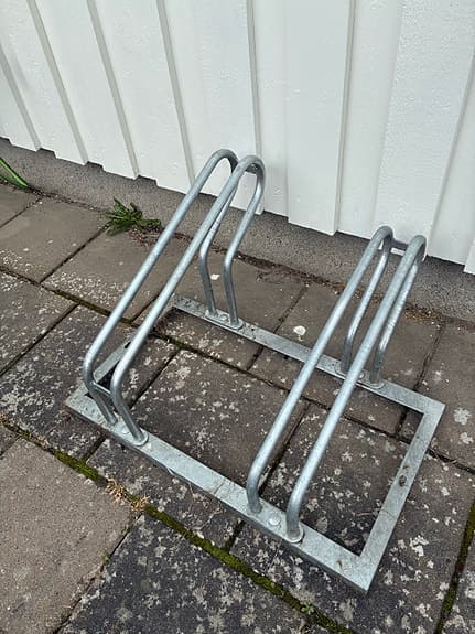 Cykelställ för 2cyklar galvaniserat stål