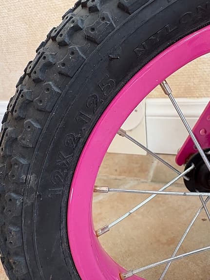 Balanscykel 12" rosa