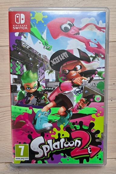 Nintendo switch spel Splatoon 2