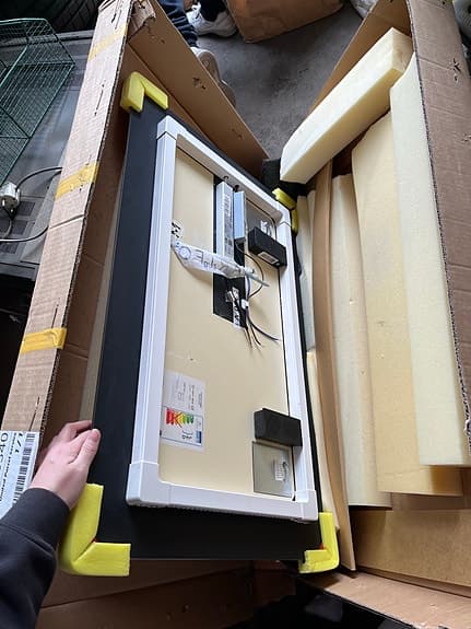 Badrumsspegel med LED-belysning