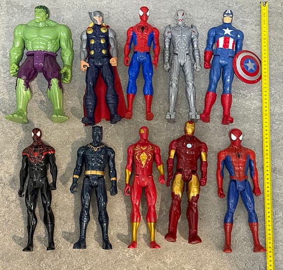 Marvel actionfigurer superhjältar