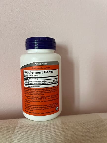 Now SAMe kosttillskott 400 mg 60 tabletter