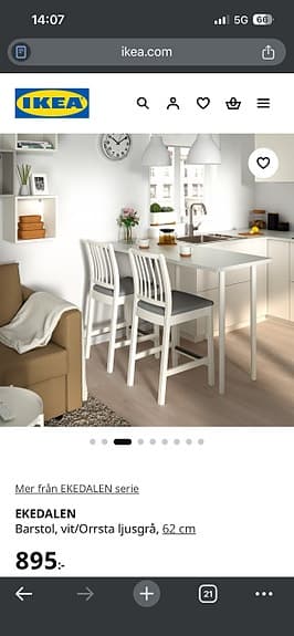 Barstolar Ekedalen
