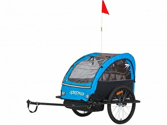 Spectra Eco cykelvagn för två barn.