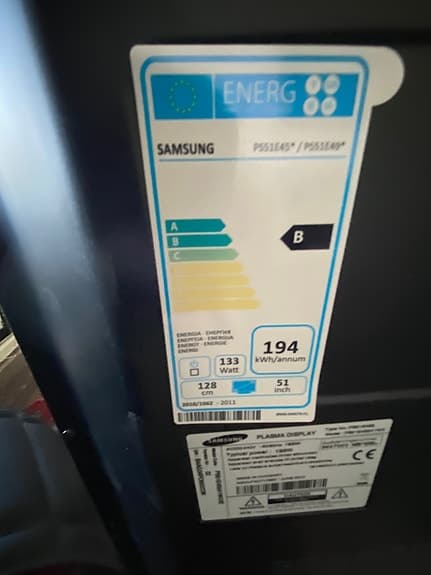 Samsung tv 55"