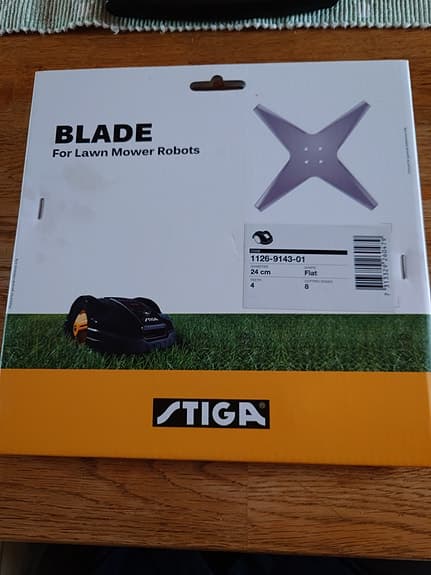 Stiga blad för robotgräsklippare i metall