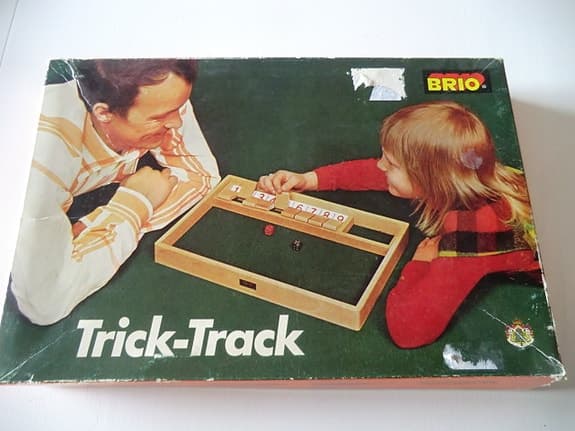 brio trick-track tricktrack hel originalkartong regler 1970-tal komplett
